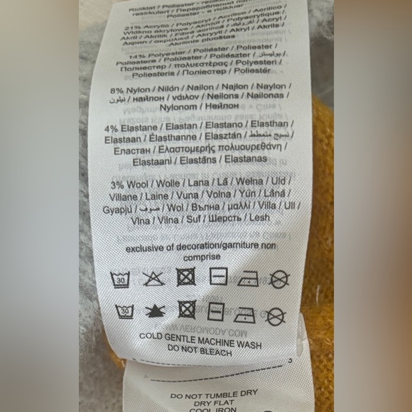 Vero Moda Maternity Striped Sweater | Size S | Multicolor Crew Neck | NWT - Picture 7 of 8